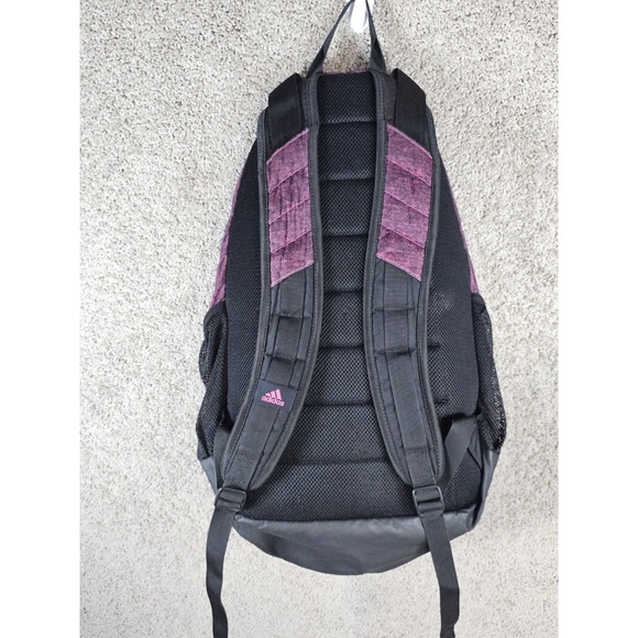 Adidas 20" Black & Heathered Purple/Pink Backpack Laptop Bag‎ 2016 - Picture 11 of 16